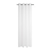 Firana z kółkami pasek SIMPLE CHIC 140x270 biały